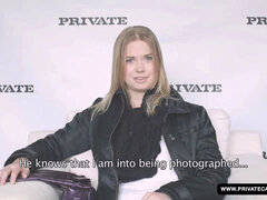 Wannabe Violette pink thinks this pornography audition...