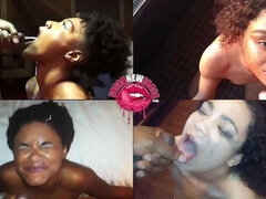 Sucer une bite, Compilation, Tir de sperme, Noir ébène, Hard, Interracial, Avaler, Adolescente