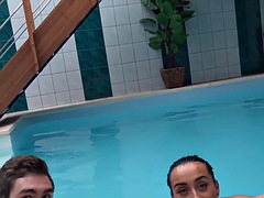 Mamada, Cornudo, Checa, Sexo duro, Pov, Realidad, Sauna, Adolescente