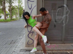 お尻, デカチン, ビキニ, チン, アウトドア, 公共, タトゥー, 締まりの良い