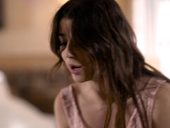 ドレス, 顔面騎乗, レズビアン, なめる, オマンコ, 驚き, ティーン, ヴァージン