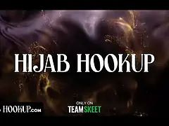 Hijab hookup - nice arab beauty leaves her trainer to spread her and work on her orgasms