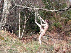 Amateur, Bondage, Naked, Outdoor, Public