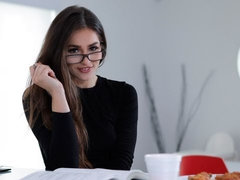 Arsch, Blasen, Braunhaarige, Schwanz, Handjob, Reiten, Ablutschen, Jungendliche (18+)