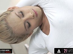 デカパイ, フェラチオ, チン, なめる, 怪物, 自然山雀, オマンコ, 濡れ