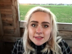 Blondine, Schwanz, Deutsch, Hardcore, Im freien, Pov, Rau, Jungendliche (18+)