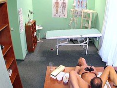 Amateur, Chica, Rubia, Checa, Médico, Esposa