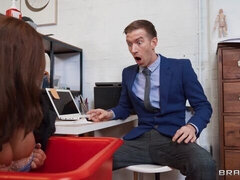Stylish Amber Jayne and Coco Rains's big cock sex