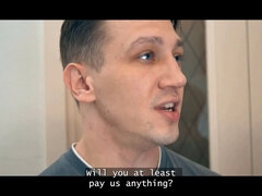Cuck4k. russian Double Penetration 3some organised by a caring husband