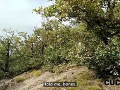 イマラチオ, チン, Hd, 3p男男女, アウトドア, 叫ぶ, 三人, 妻