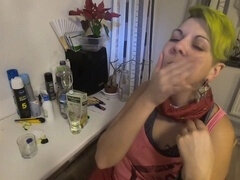 Amateur, Éjaculer dans la bouche, Tir de sperme, Papa, Petite amie, Chatte, Cheveux courts