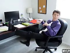 Sadomasochismus, Grosse titten, Geile alte tussi, Domination, Frau, Weibliche domination, Milf, Büro
