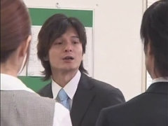 Paar, Japanische massage, Büro, Hure