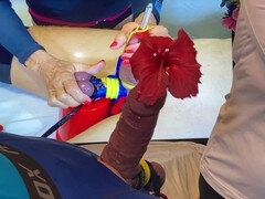 Femdom, Handjob, Tied, Toys