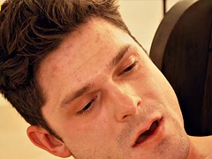 Anaal, Kont, Blond, Fetisj, Vuisten, Homo, Handschoenen, Geschoren