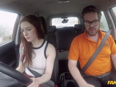 Fake Driving School - USA Babe Gets UK Anal Sex Intercourse 1 - Ryan Ryder