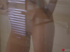 Very nice lesbian sex scene with Kate Rich and Aislin