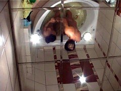 Salle de bains, Petit ami, Brunette brune
