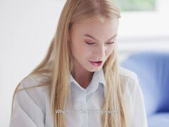 Nancy A having sex with her teacher while her boyfriend is waiting outside