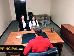 Corrupt Vice Principal caught embezzling school funds and now her ass & pussy are on the line