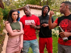 Anaal, Kont, Zwart, Pop, Dubbele penetratie, Handbeurt, Tiener, Tieten likken