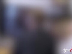 Vingeren, Omie, Lesbisch, Likken, Moeder die ik wil neuken, Orgasme, Kut duiken, Vrouw