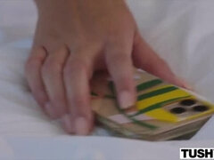 Anal, Rubia, Ffm, Lencería, Orgasmo, Chorro, Trio, Tetas