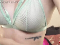 Grosser schwanz, Europäisch, Gesichtssitzen, Deutsch, Lingerie, Realität, Strümpfe, Titten