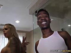 Nina Elle Gangbanged by Big-Cock Blacks