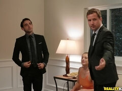 お尻, ハードコア, オマンコ, ティーン, 三人, オッパイの, ヤリマンの