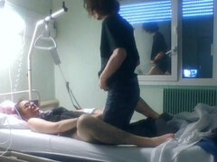 Alexxx and Thommm enjoy sensual pleasures at the health center