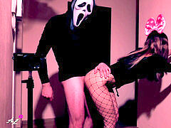 Любители, Минет, Парочка, Домашнее видео, Белье, Маски, Чулки, Молоденькие