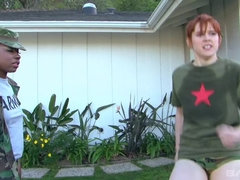 Braunhaarige, Interrassisch, Lesbisch, Masturbation, Flotter dreier