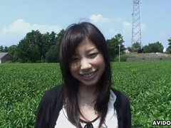 Japanese teen, Karin Asahi got fingered, uncensored