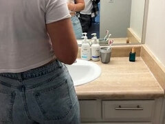 Pretty Teen Addy Broke Takes Big Cock in Quick Doggy Style Fuck