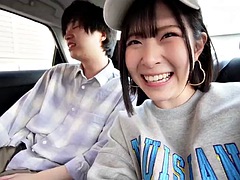 Ena Satsuki, one day gokkun date in Tokyo outdoors with M guy