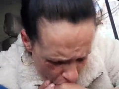 Pijpbeurt, Sperma shot, Diep in de keel, Lul, Interraciaal, Moeder die ik wil neuken, Roodharige vrouw, Slet