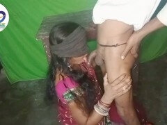 Hindi village girl gets her ass fucked in wet saree by stepbrother