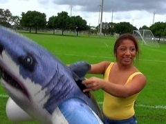 Verga grande, Tetas grandes, Morena, Corridas, Estilo perrito, Hd, Latina, Piscina