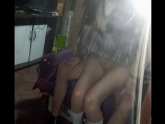 My Girlfriend Trades Homework Help for Sex in Front of the Mirror: Amateur Mexican Video
