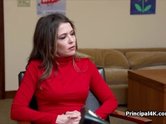 Eating out and having intercourse horny cougar in the office