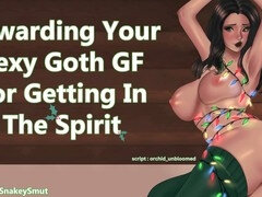 Goth girl, wet pussy sound, girlfriend role play
