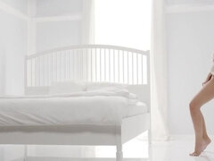 茶髪の, チェコ, 女, 指いじり, Hd, 一人