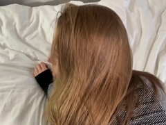 Amateur, Blonde, Sucer une bite, Couple, Petite amie, Hard, Fait maison, Pov