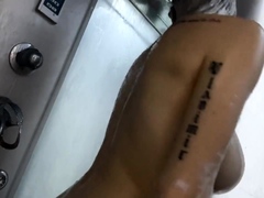 Blondine, Dildo, Masturbation, Dusche, Solo, Netzkamera