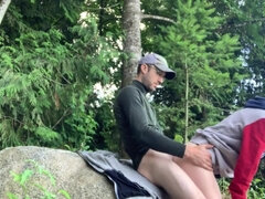 素人, カップル, 裸, アウトドア, 公共, のぞき