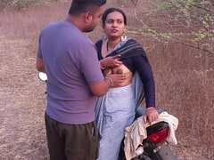 Amateur couple from India are doing it in the field
