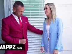 Job Interview Fuck - Teen Stepdaughters Swap Dads in Wild Foursome