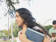 18 jahre, Grosser schwanz, Braunhaarige, Spermaladung, Hd, Latina, Natürlichen titten, Titten