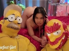 Asiatique, Derrière les coulisses, Mère que j'aimerais baiser, Chatte, Esclave